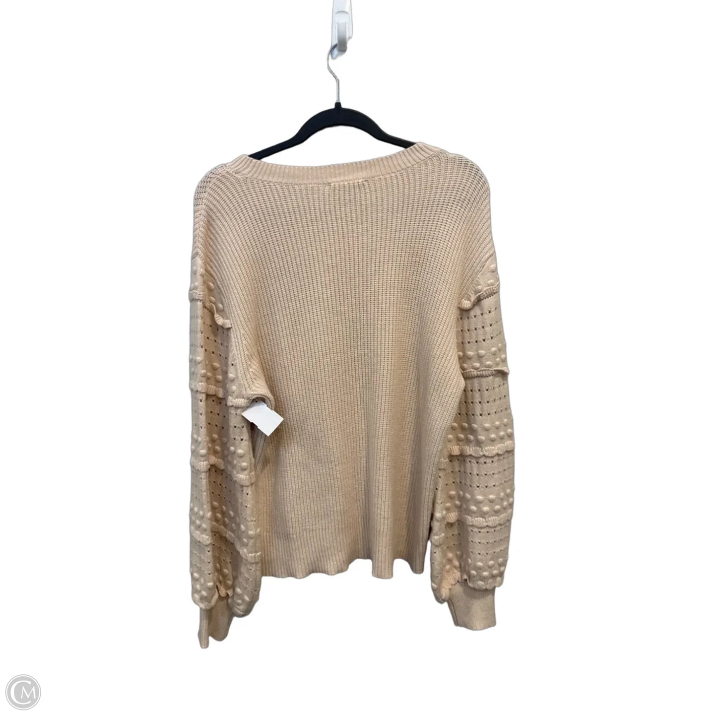 Sweater By Entro In Cream, Size: L