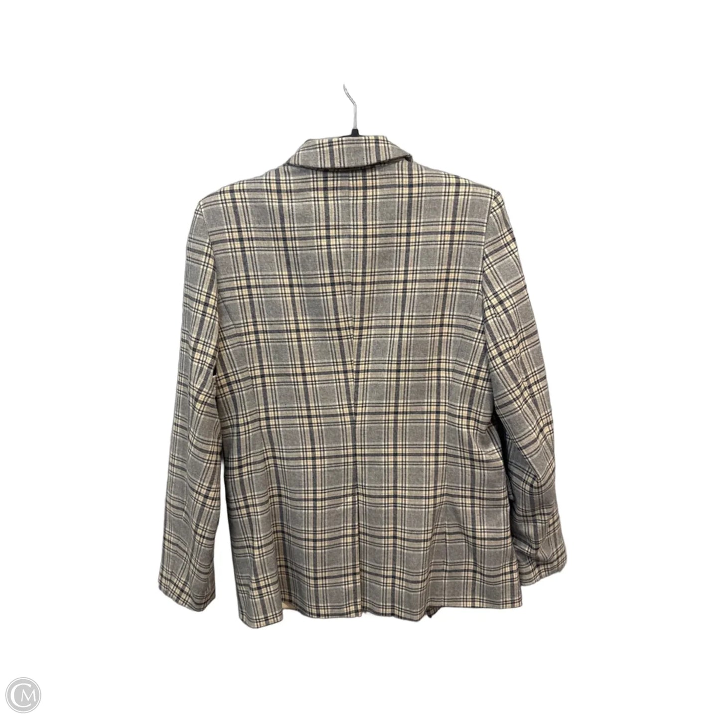 Blazer By Nine West In Plaid Pattern, Size: S
