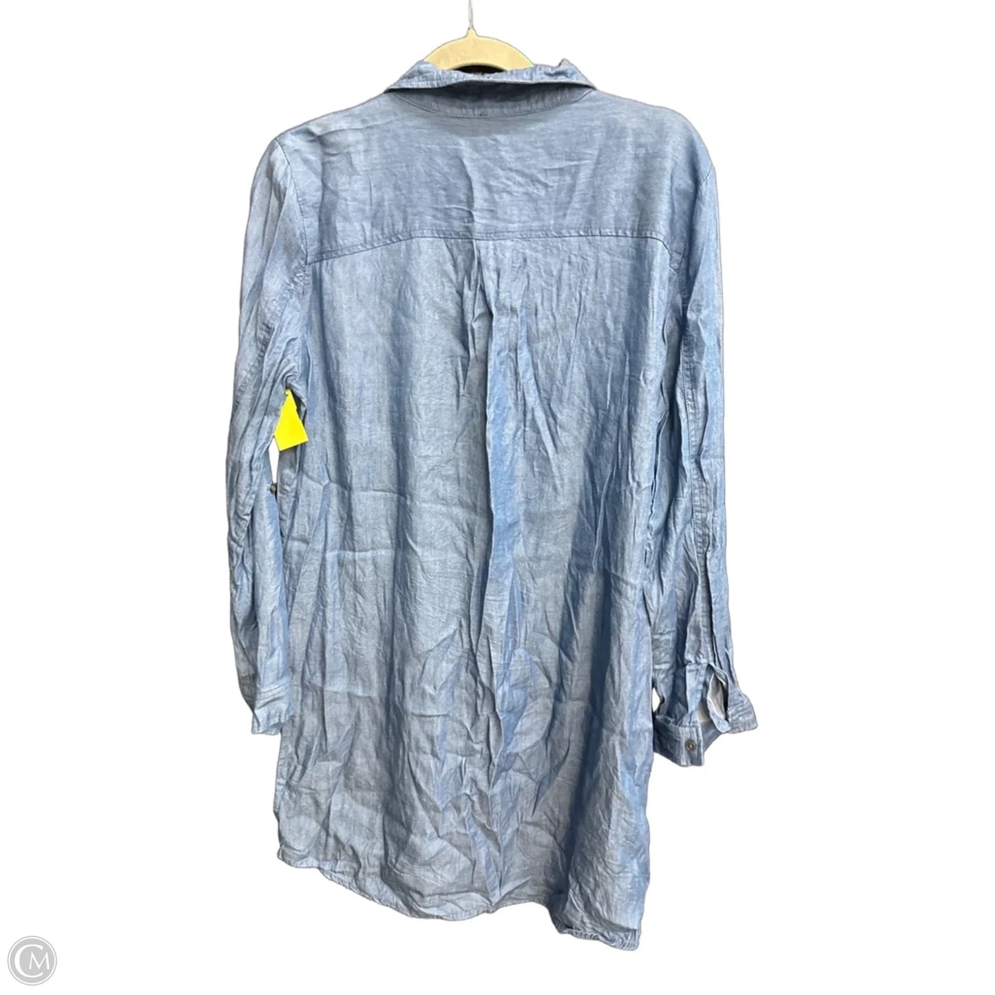 Dress Casual Midi By Umgee In Blue Denim, Size: L