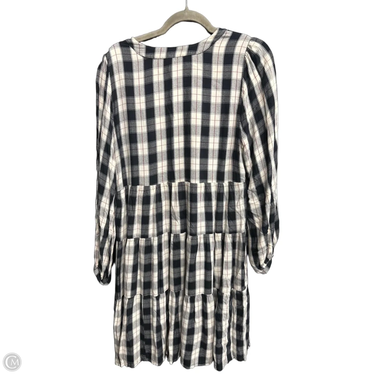 Dress Casual Short By Maeve In Checkered Pattern, Size: L