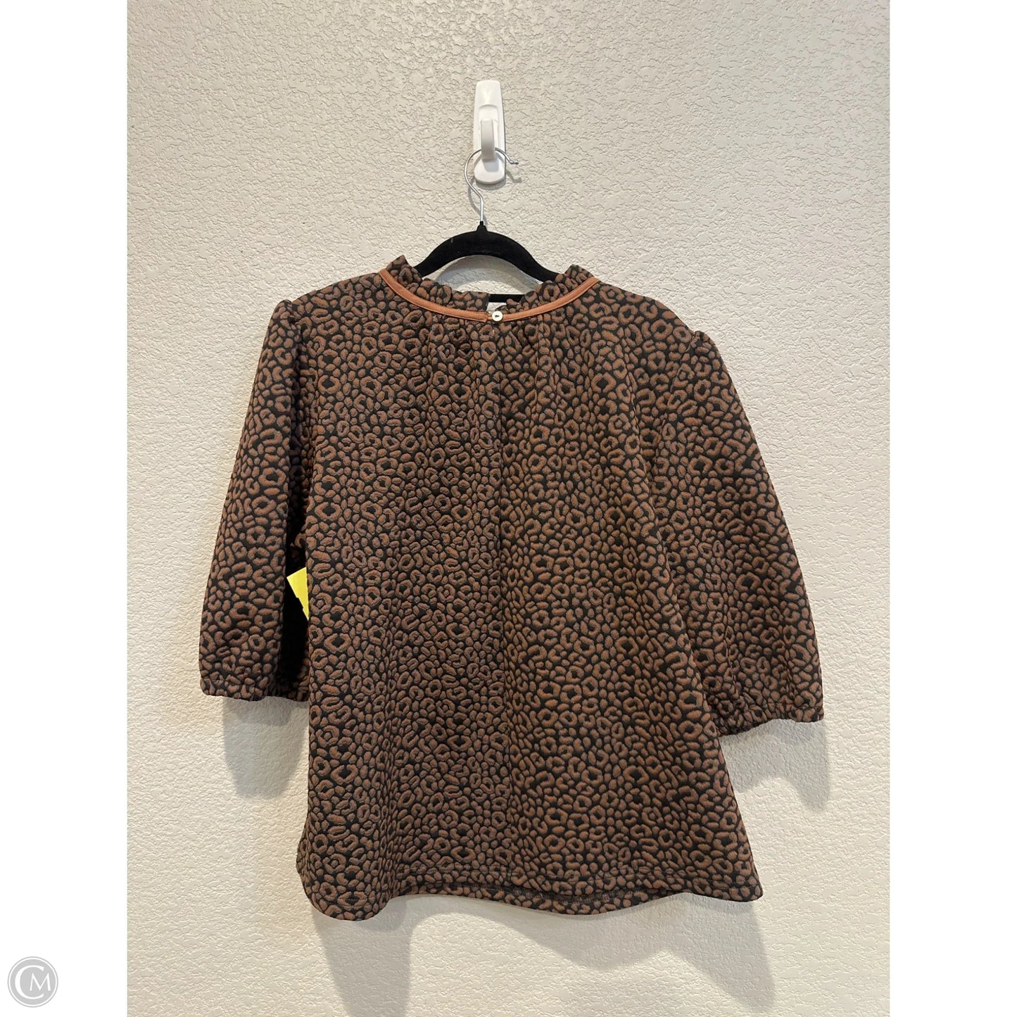 Top Short Sleeve By Voy In Animal Print, Size: M