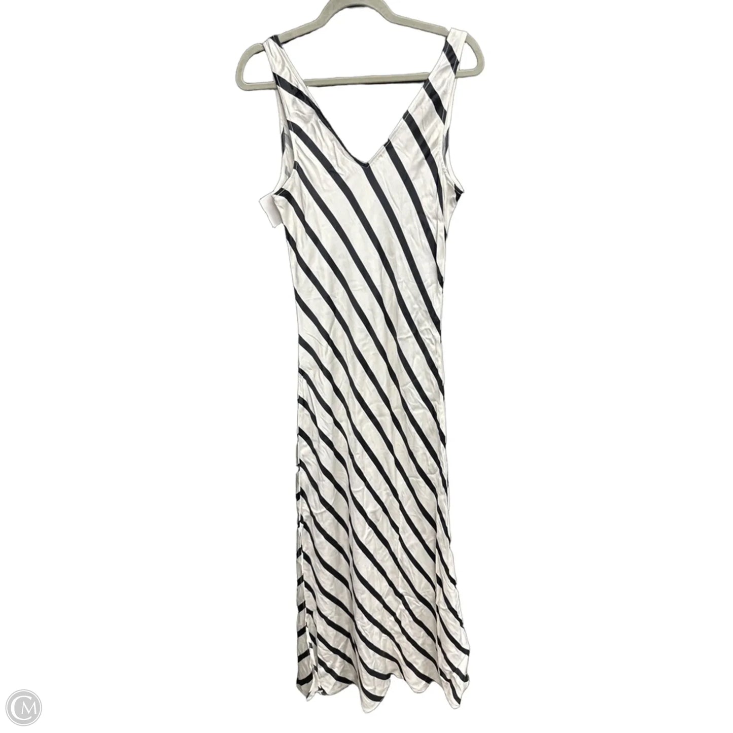 Dress Casual Maxi By Loft In Striped Pattern, Size: L