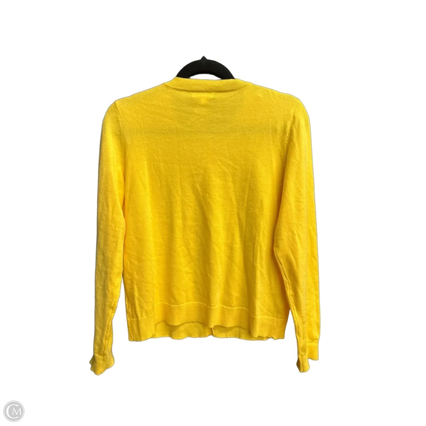 Cardigan By Kathy Ireland In Yellow, Size: M