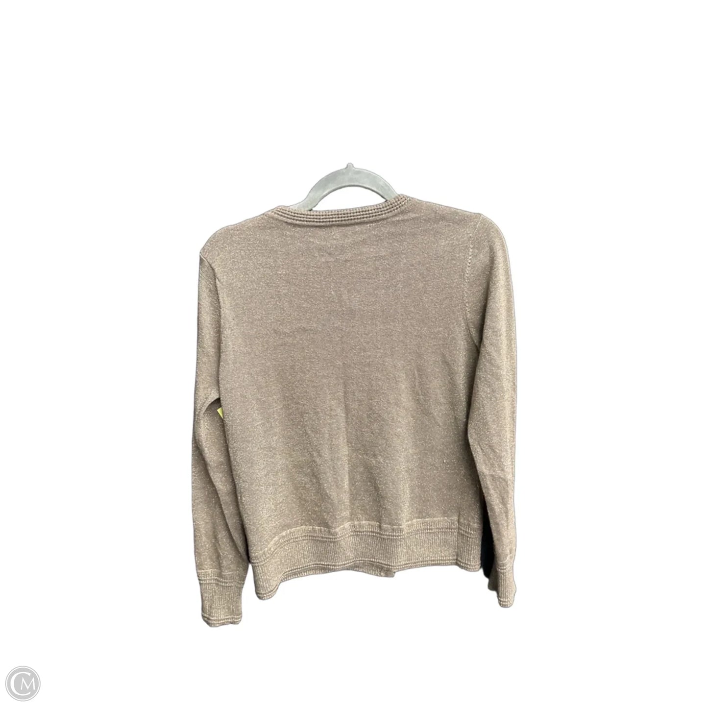 Cardigan By Banana Republic In Brown & Gold, Size: Mp