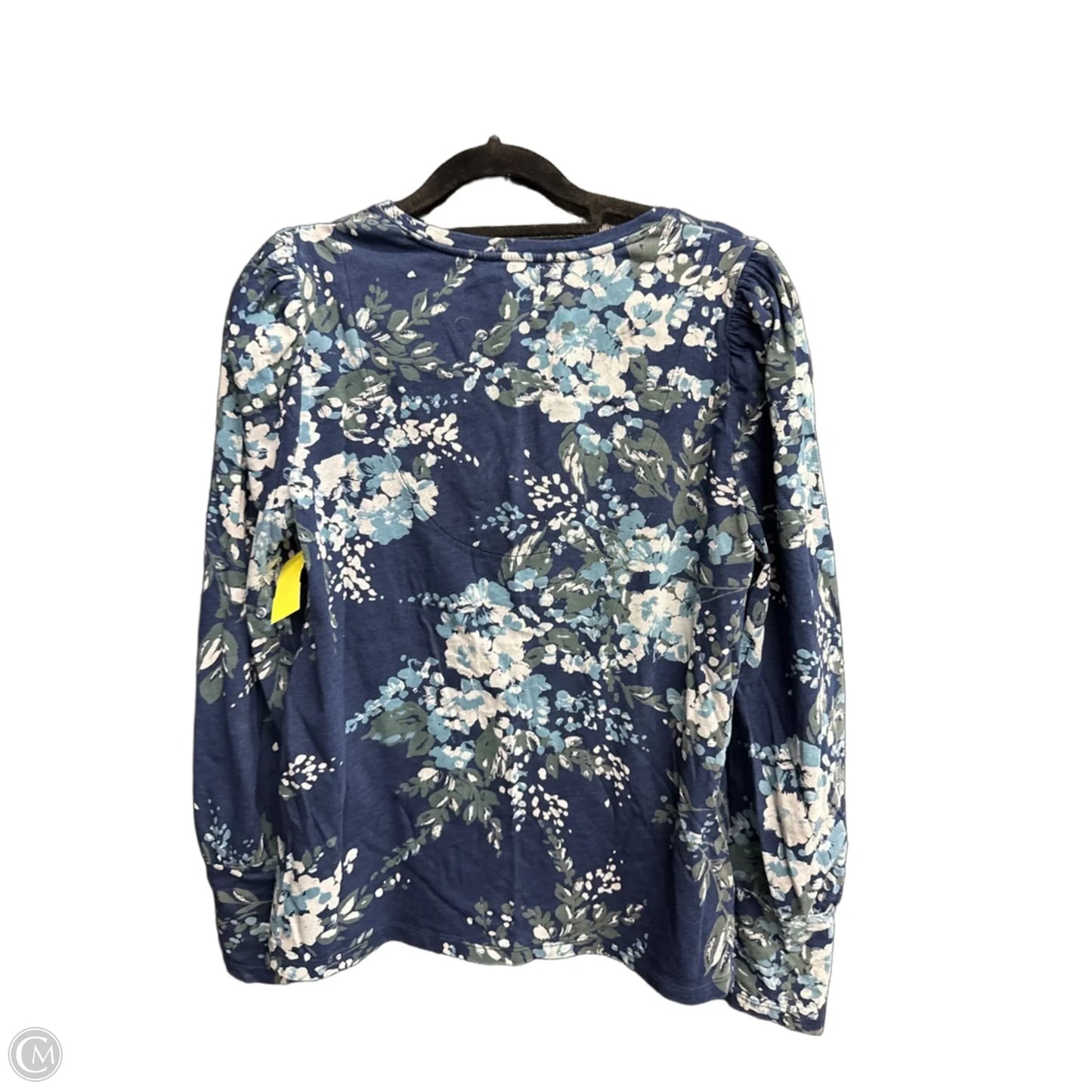 Top Long Sleeve By Chicos In Floral Print, Size: S