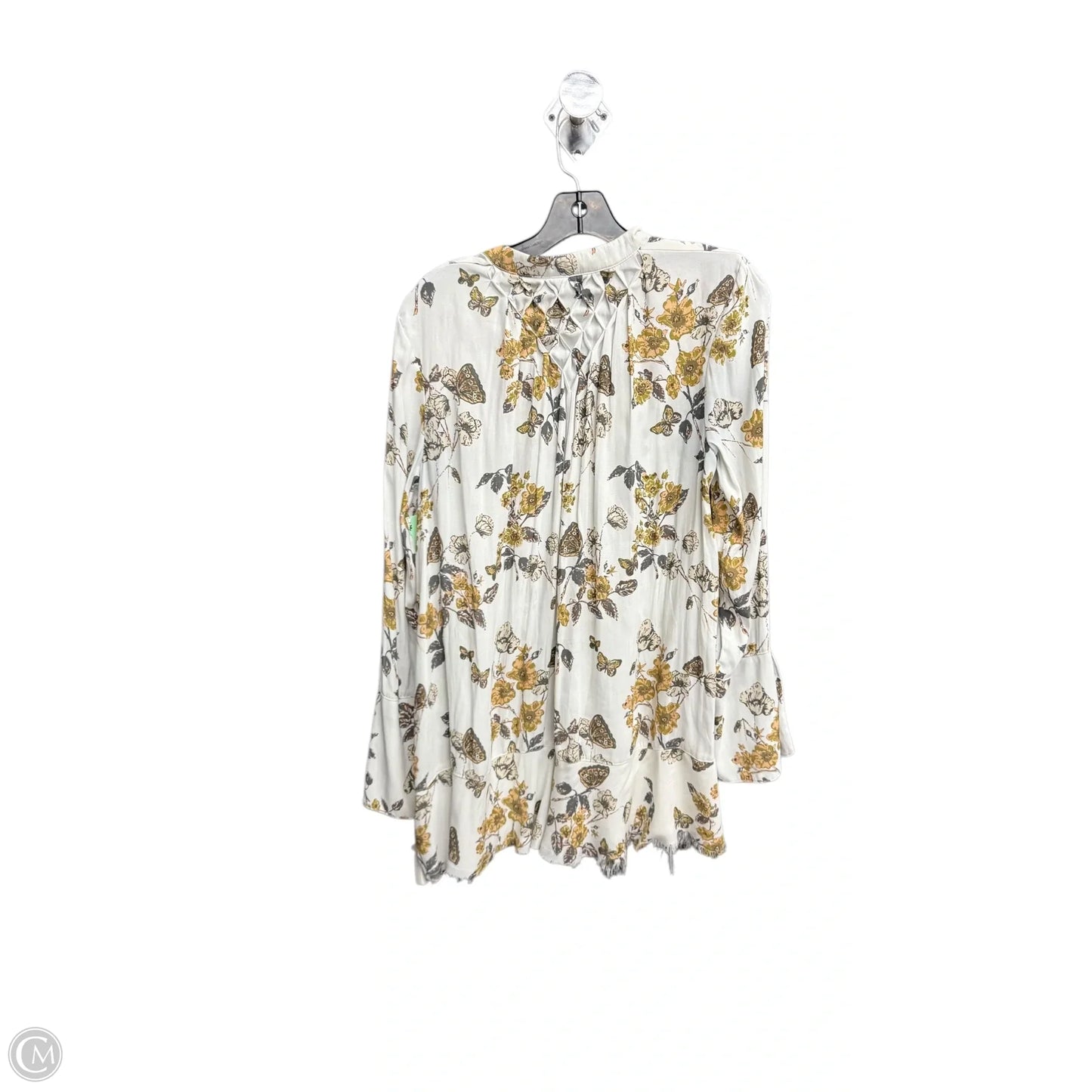 Top Long Sleeve By Free People In Floral Print, Size: Sp