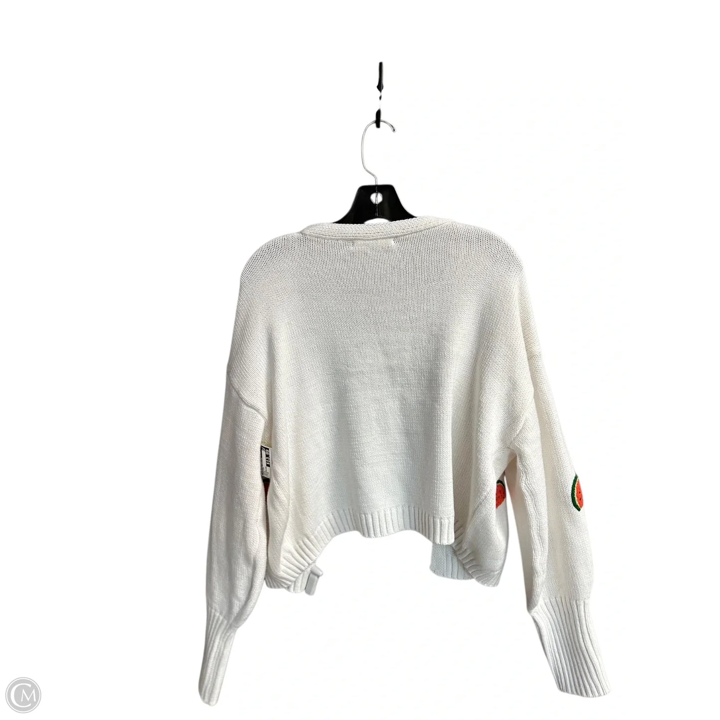 Cardigan By Moon And Madison In White, Size: M