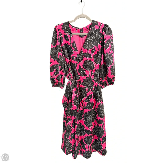 Dress Designer By Kate Spade In Black & Pink, Size: Xl