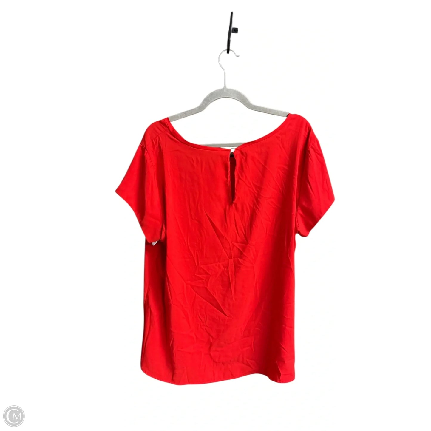 Top Short Sleeve By New York And Co In Red, Size: Xl