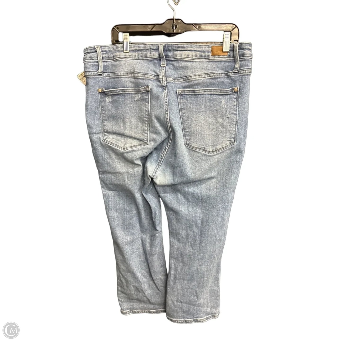 Jeans Straight By Judy Blue In Blue Denim, Size: 18