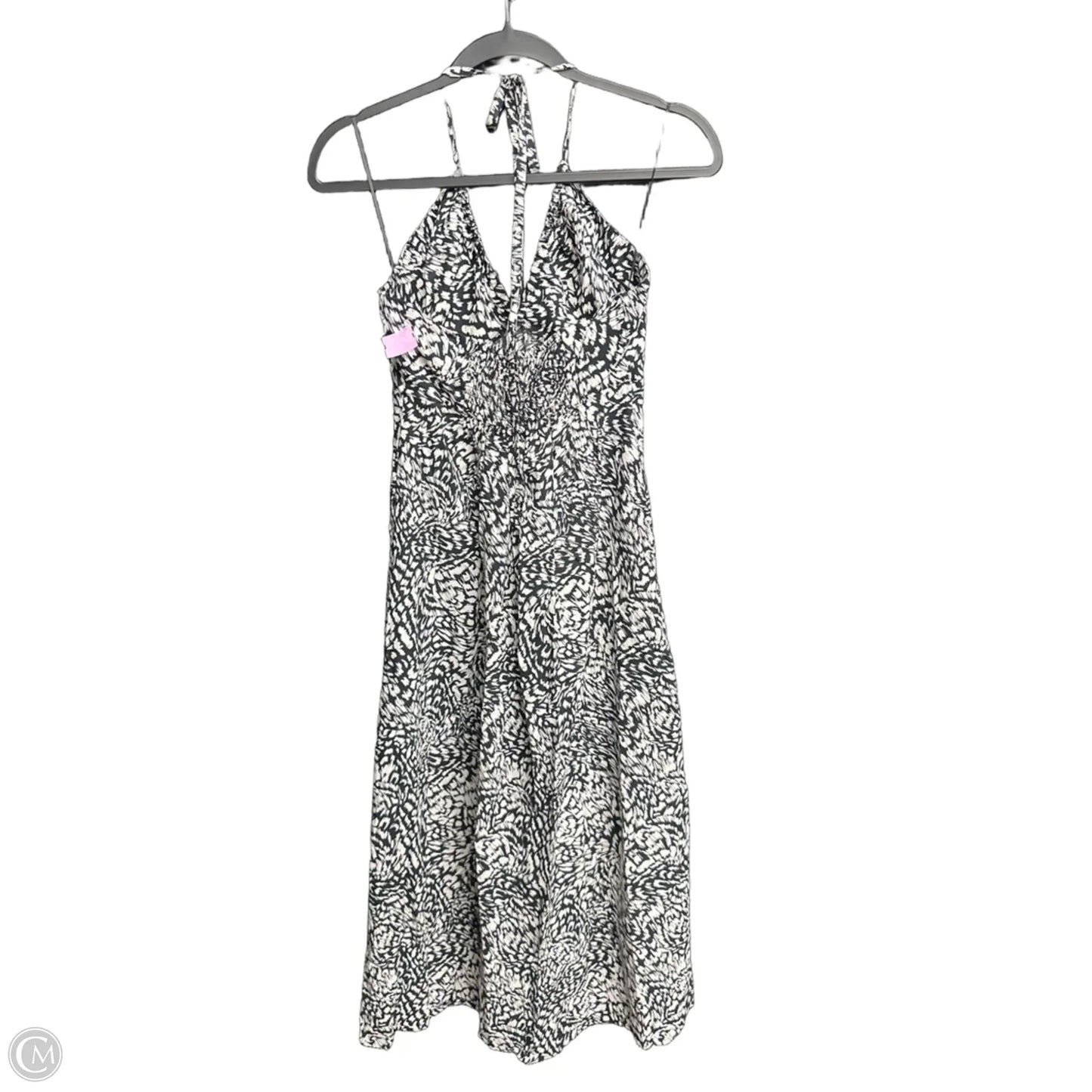Dress Casual Maxi By H&m In Black & White, Size: S