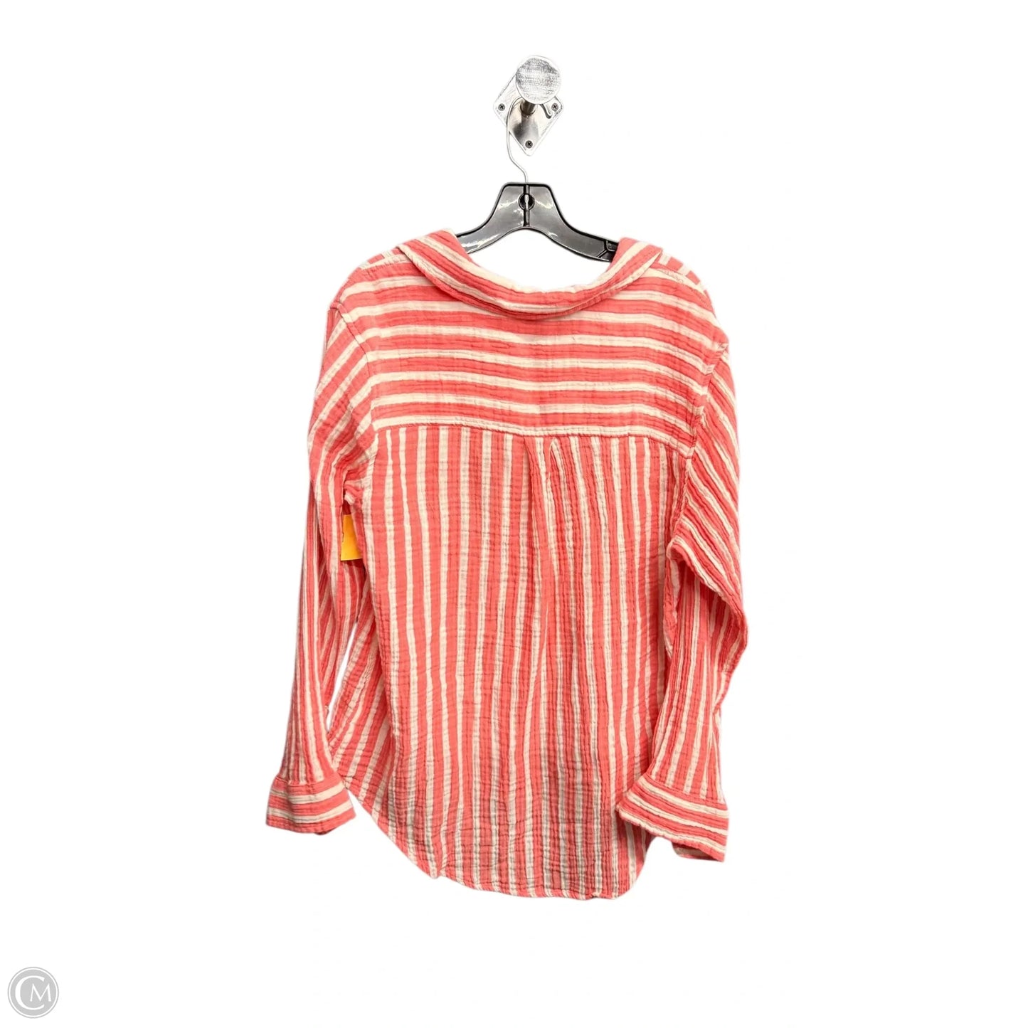 Top Long Sleeve By Universal Thread In Red & White, Size: 2x