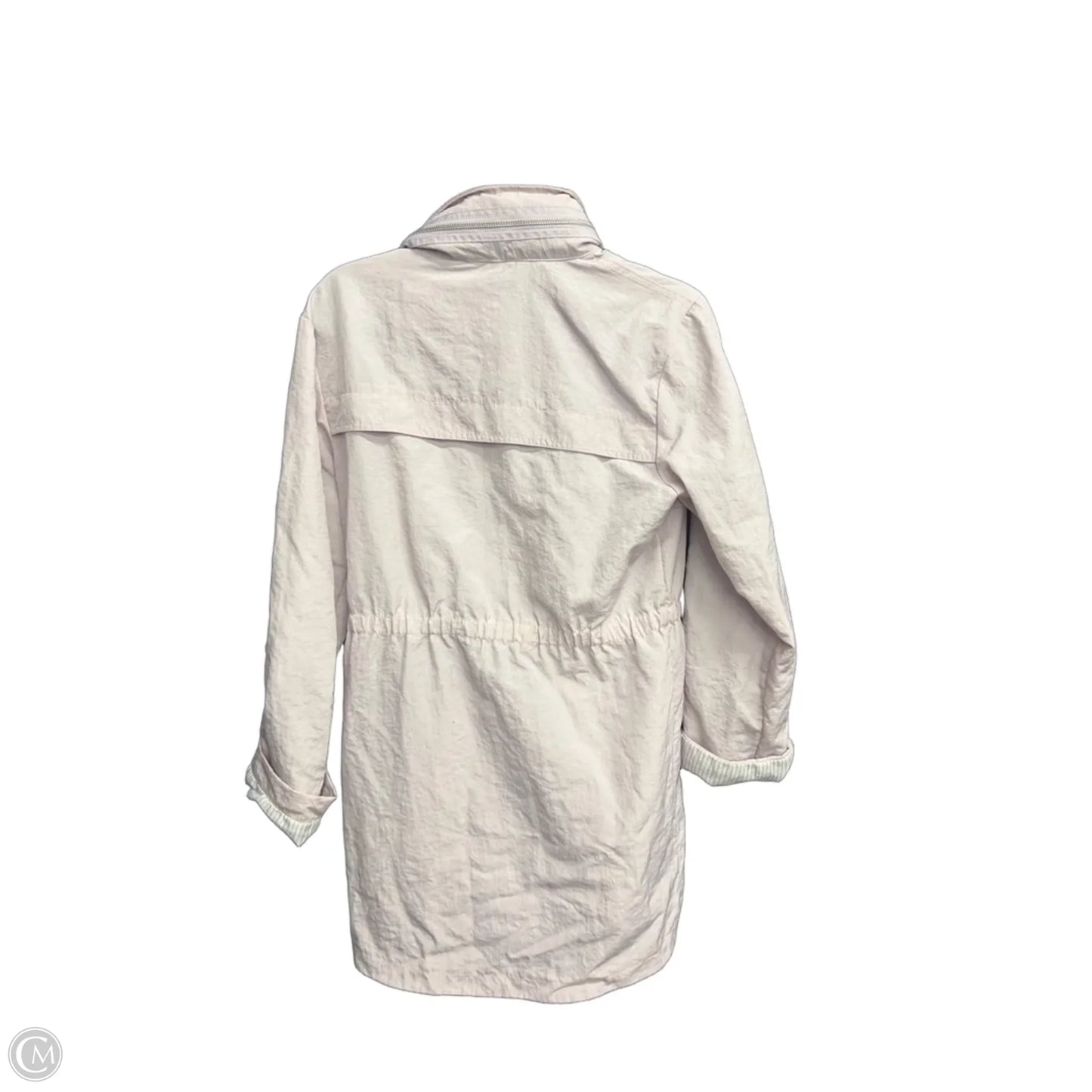 Jacket Windbreaker By Tart In Beige, Size: S