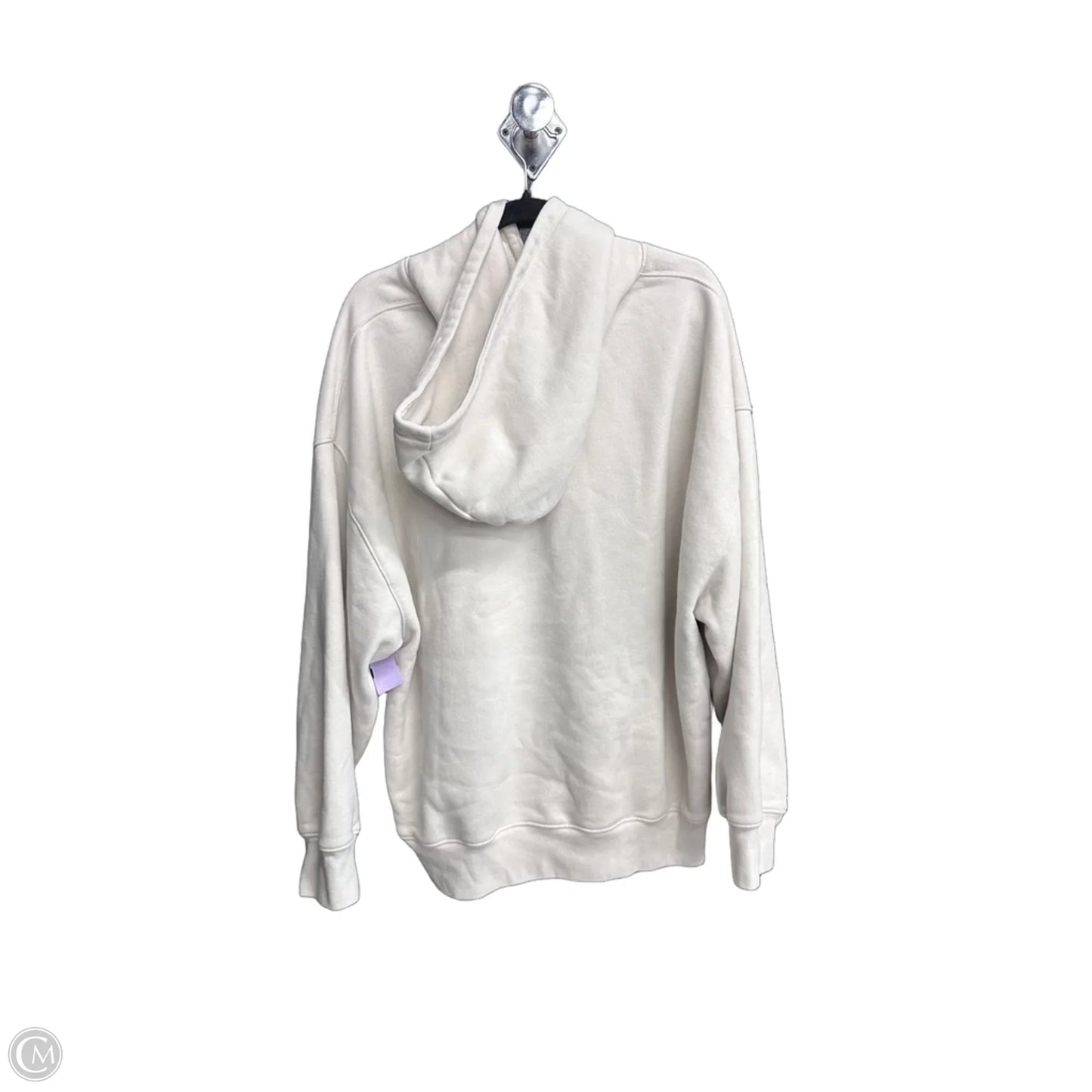Sweatshirt Hoodie By American Eagle In Cream, Size: Xl