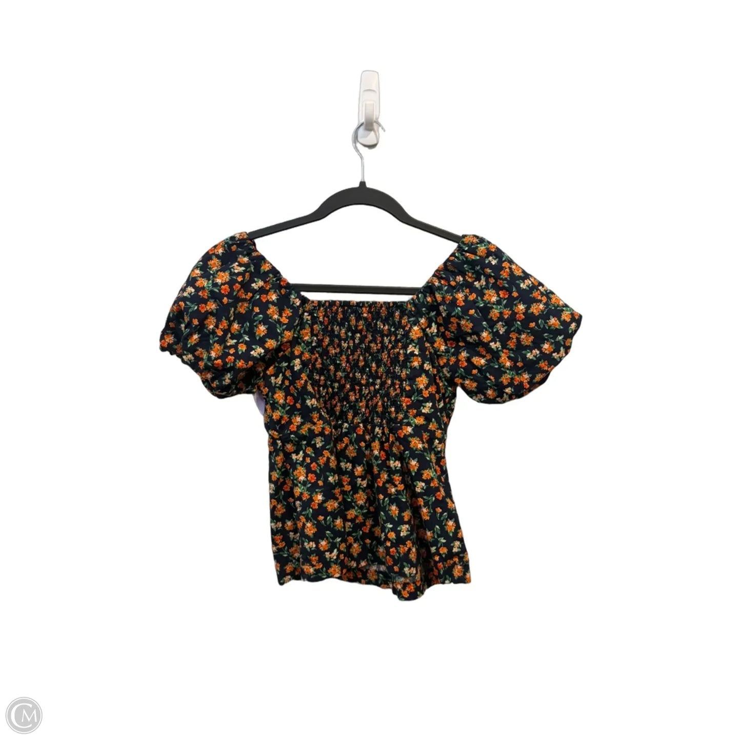 Top Short Sleeve By Old Navy In Floral Print, Size: Xs