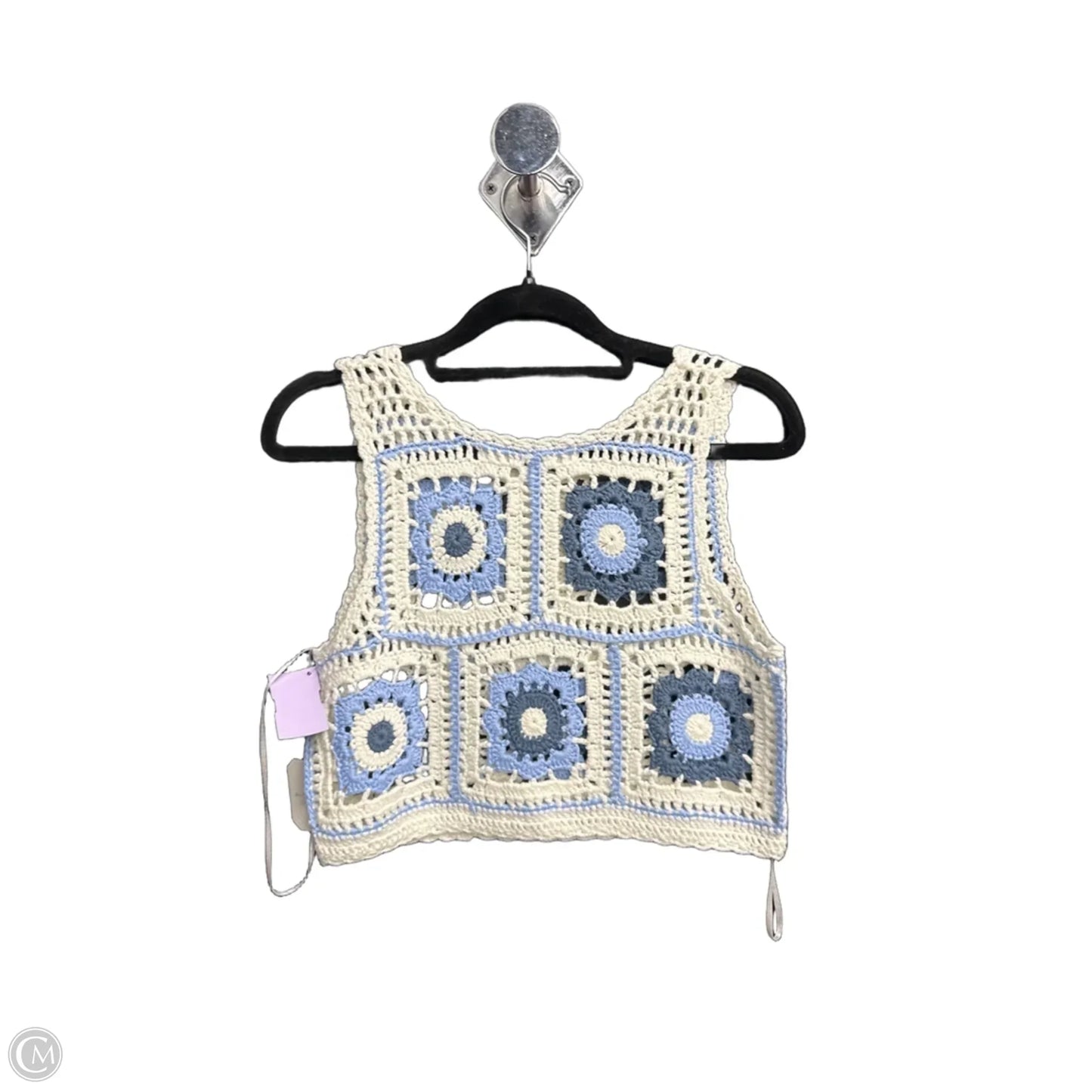 Top Sleeveless By Altard State In Blue & White, Size: Xs