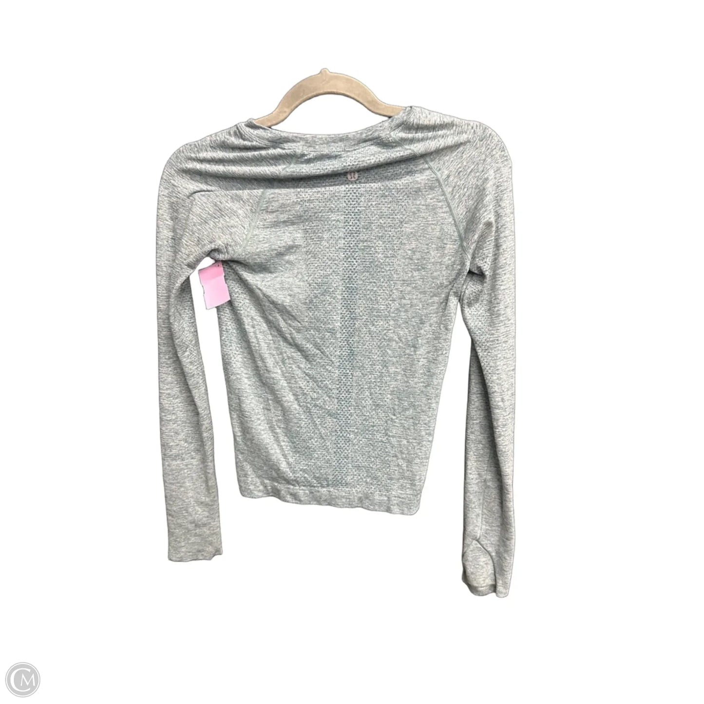 Athletic Top Long Sleeve Crewneck By Lululemon In Green, Size: S