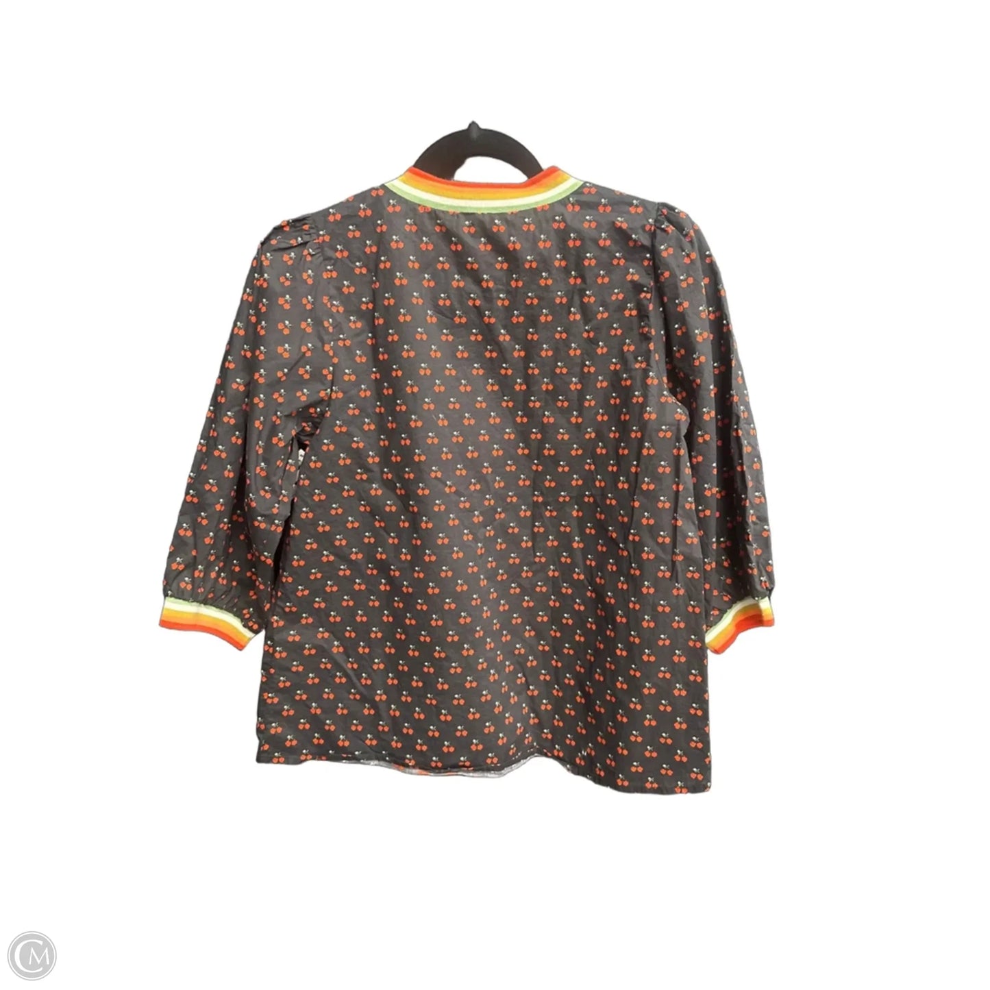 Top 3/4 Sleeve By Jodifl In Black & Red, Size: Xs