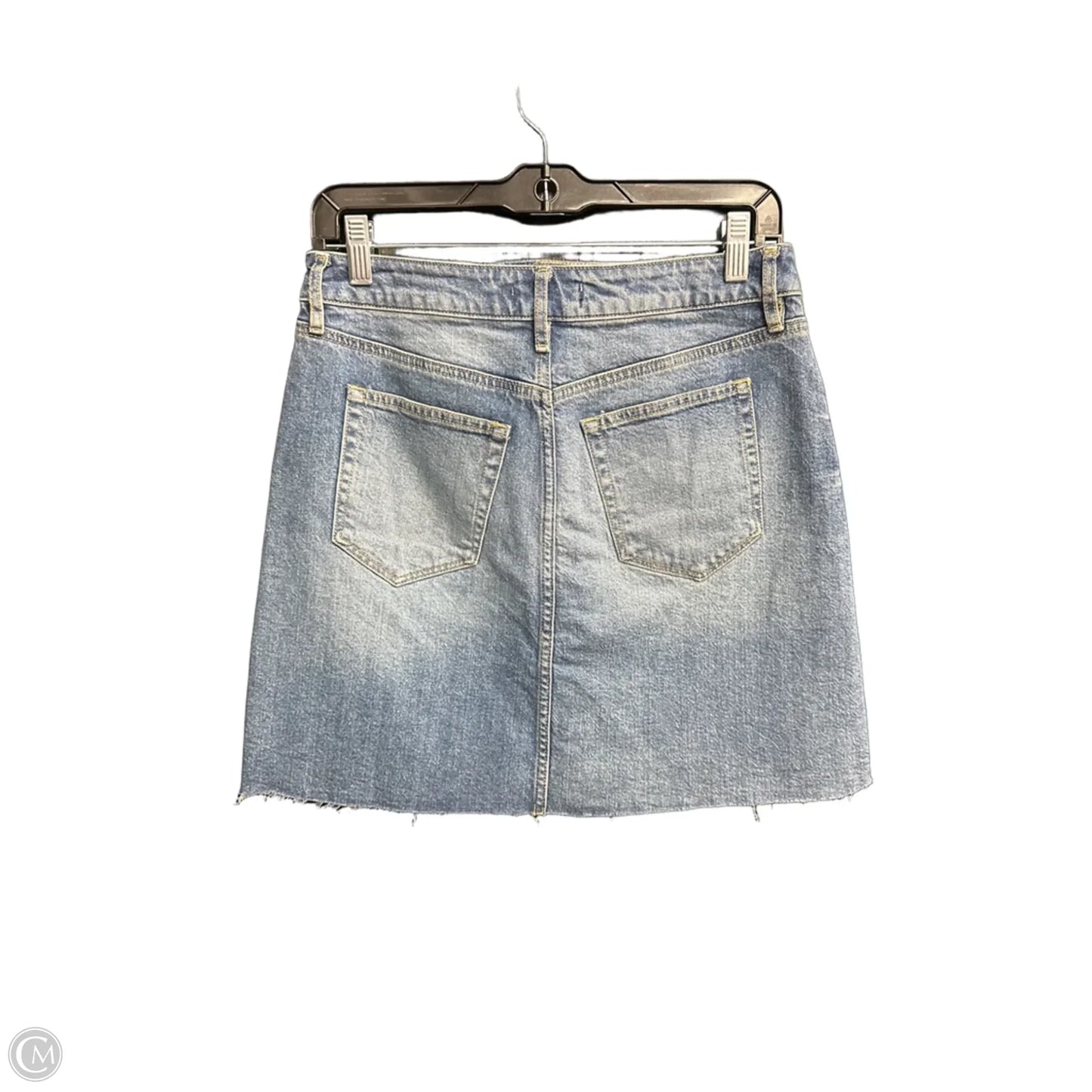 Skirt Mini & Short By Loft In Blue Denim, Size: 2