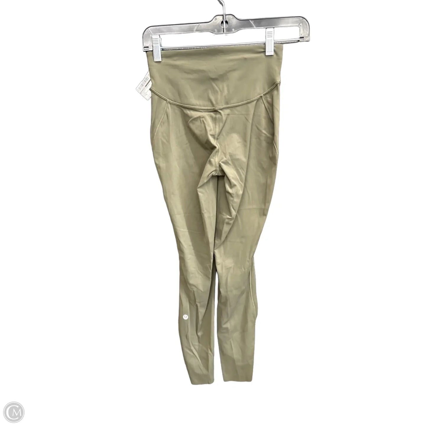 Athletic Leggings By Lululemon In Green, Size: S