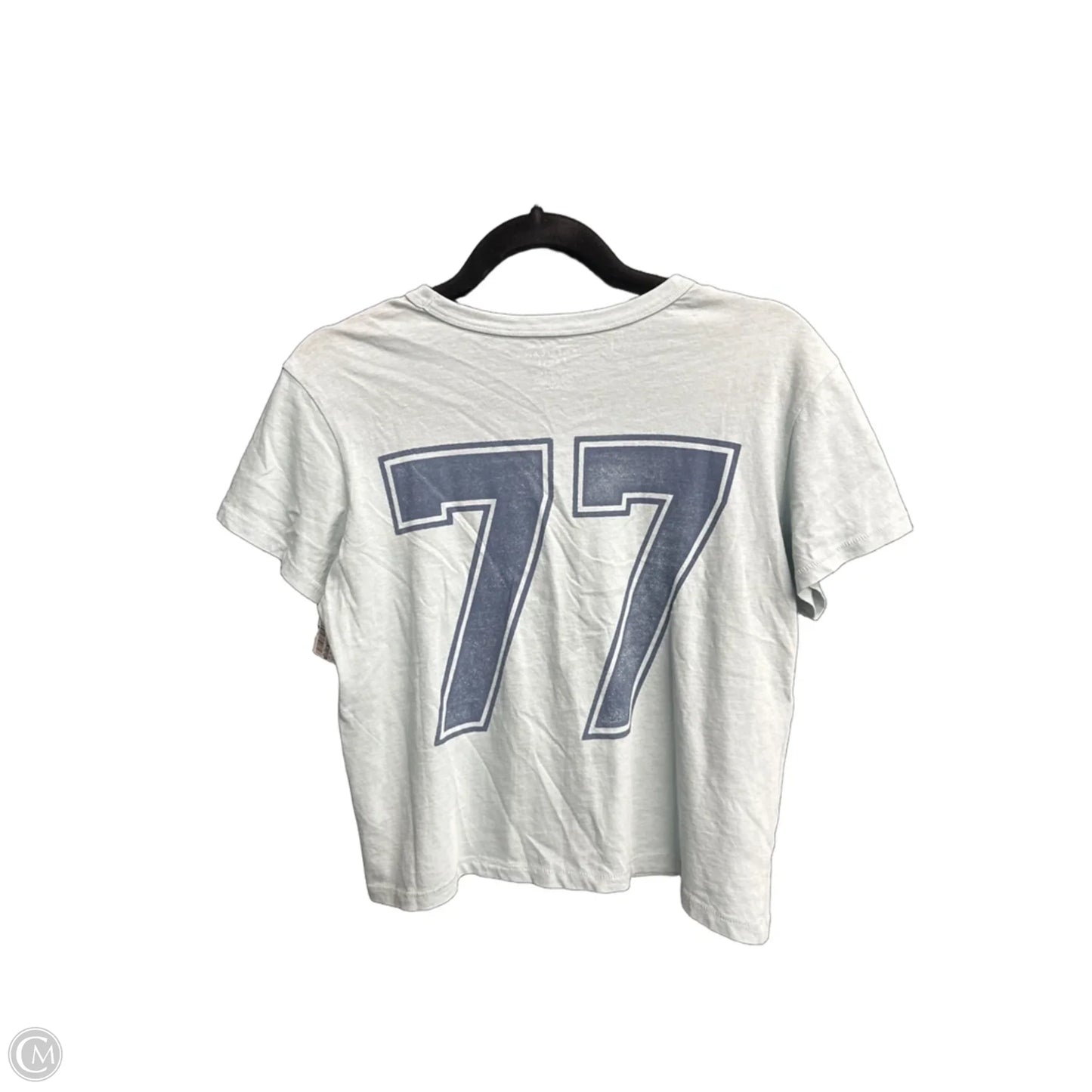 Top Short Sleeve By American Eagle In Blue, Size: Xs