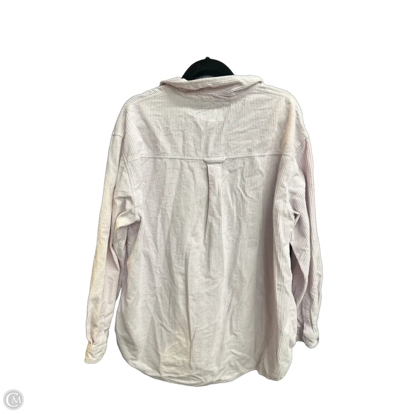 Top Long Sleeve By American Eagle In Purple, Size: L