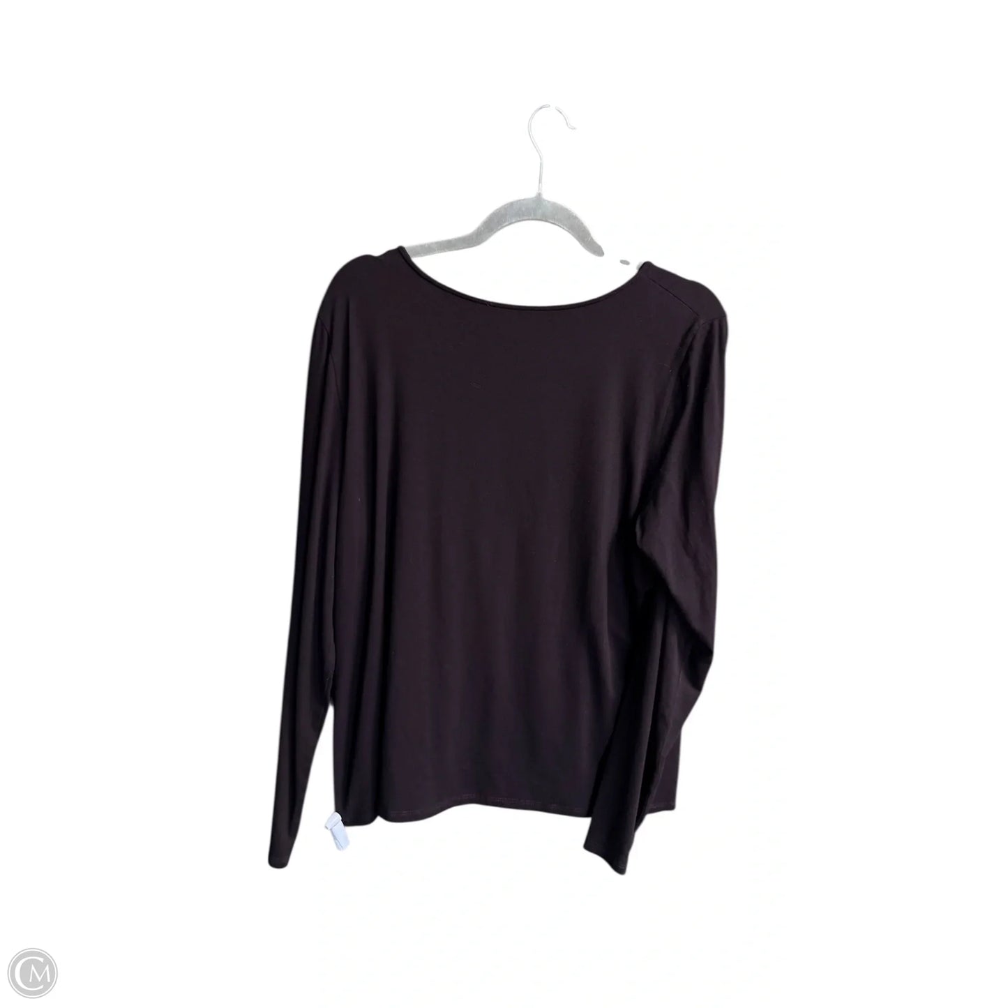 Top Long Sleeve By Eileen Fisher In Black, Size: Xl
