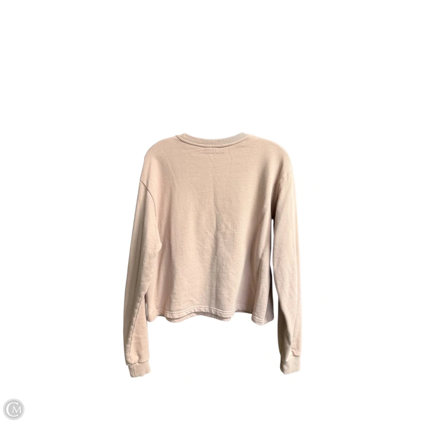 Sweatshirt Collar By Outdoor Voices In Pink, Size: M