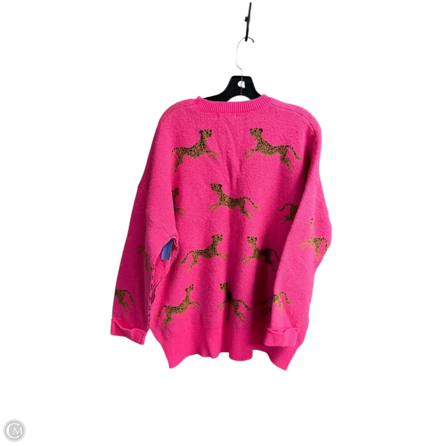 Sweater By Easel In Pink, Size: M