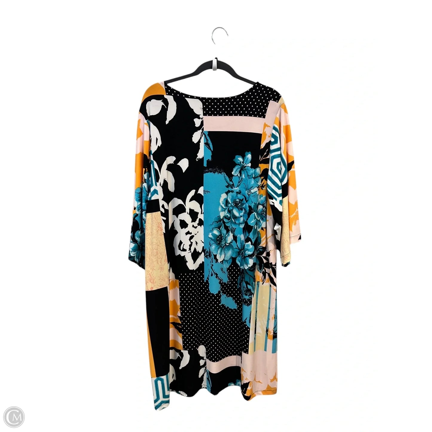 Dress Casual Midi By Chicos In Black, Size: 2x