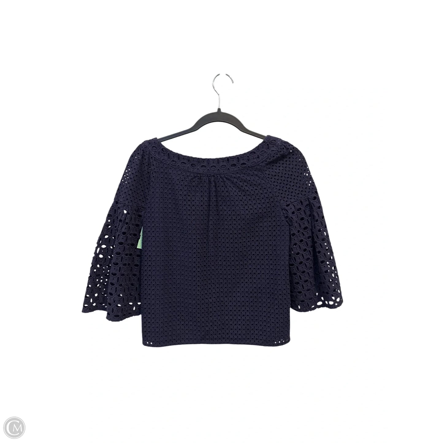 Top 3/4 Sleeve By Trina Turk In Navy, Size: Xs