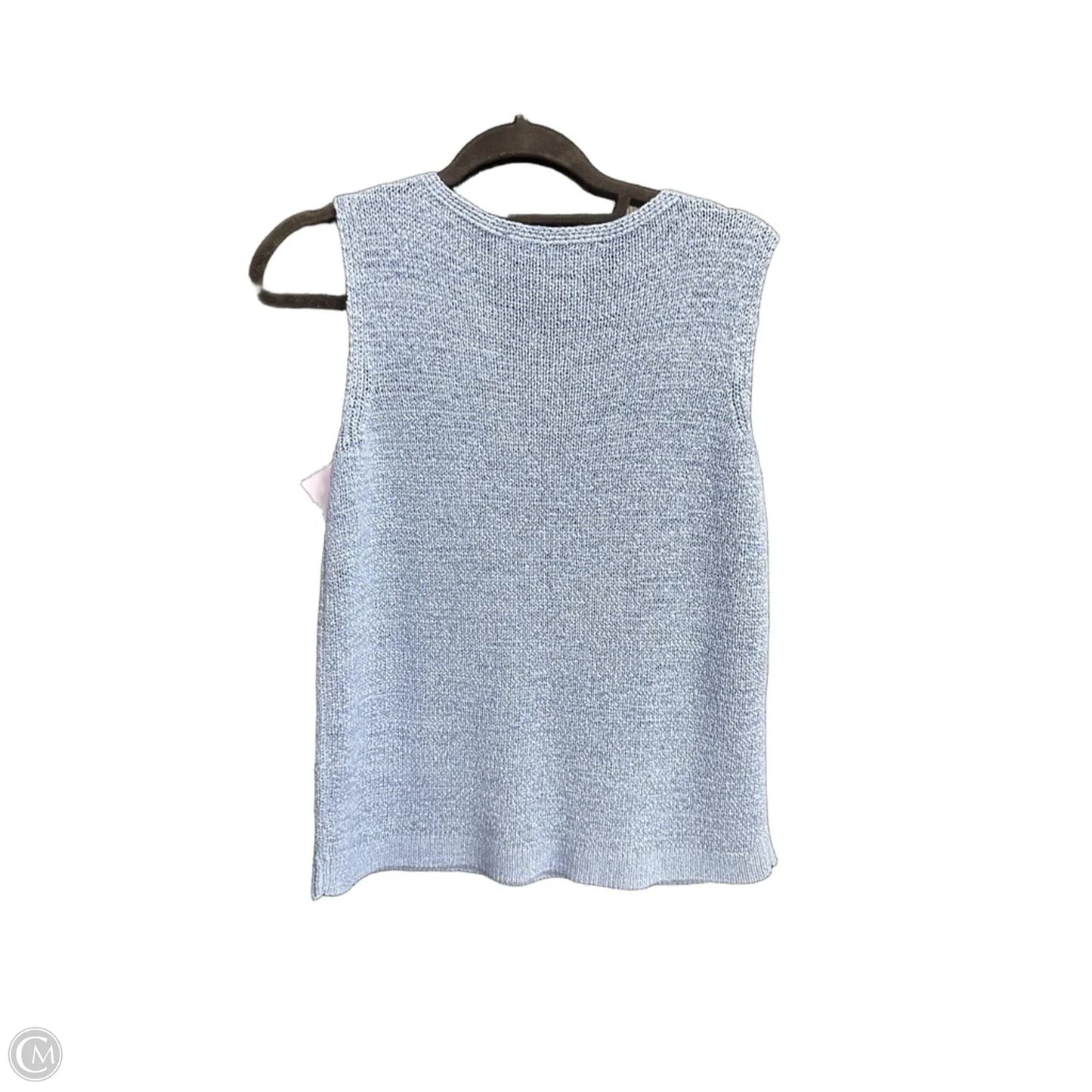 Top Sleeveless By Josephine Chaus In Blue, Size: S