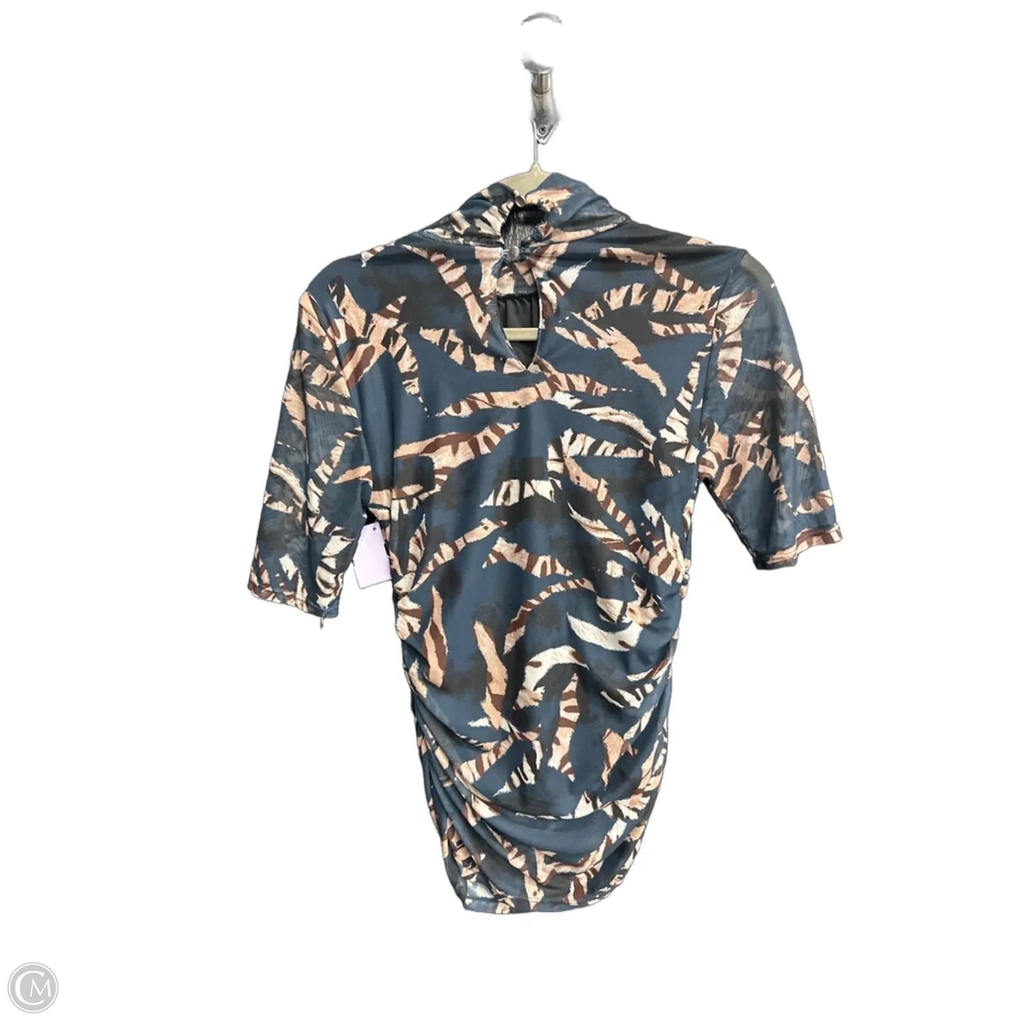 Top Short Sleeve By Cable And Gauge In Navy, Size: S