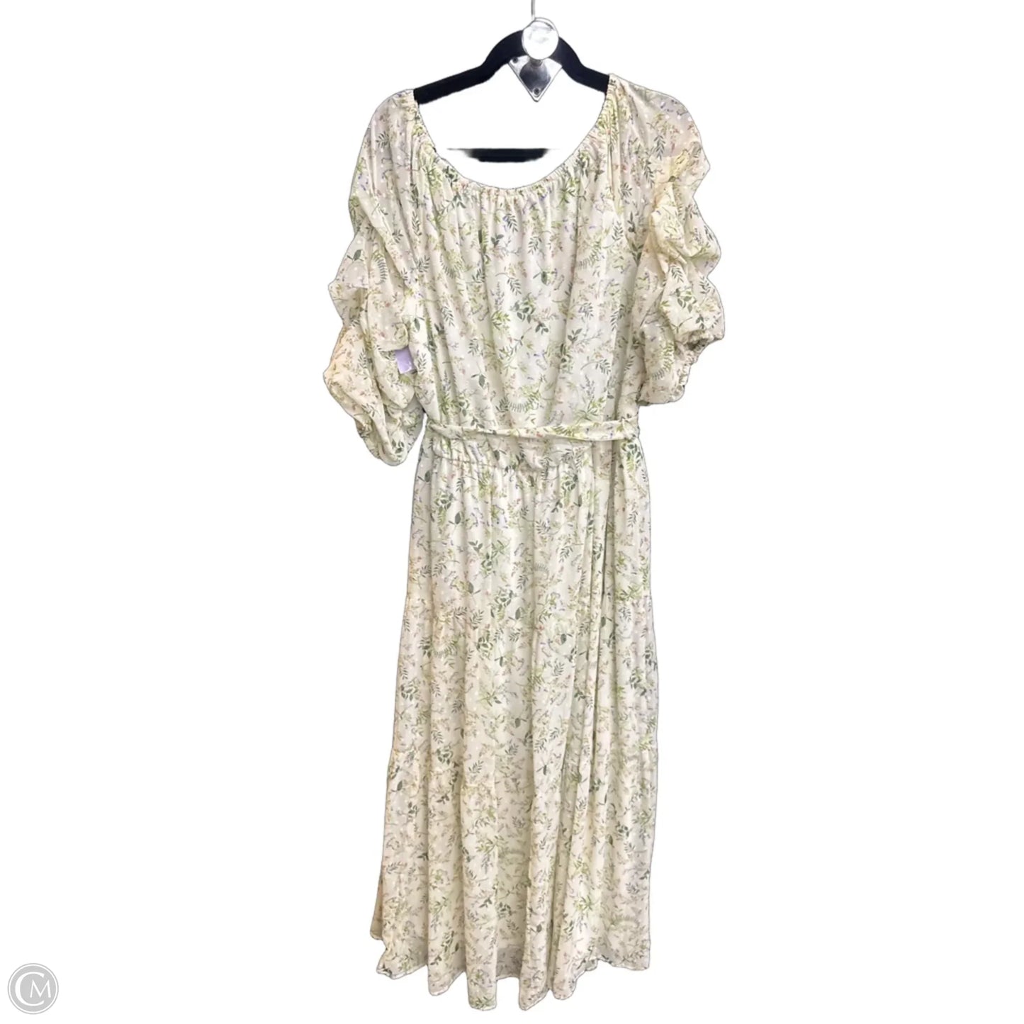 Dress Casual Maxi By Clothes Mentor In Floral Print, Size: Xl