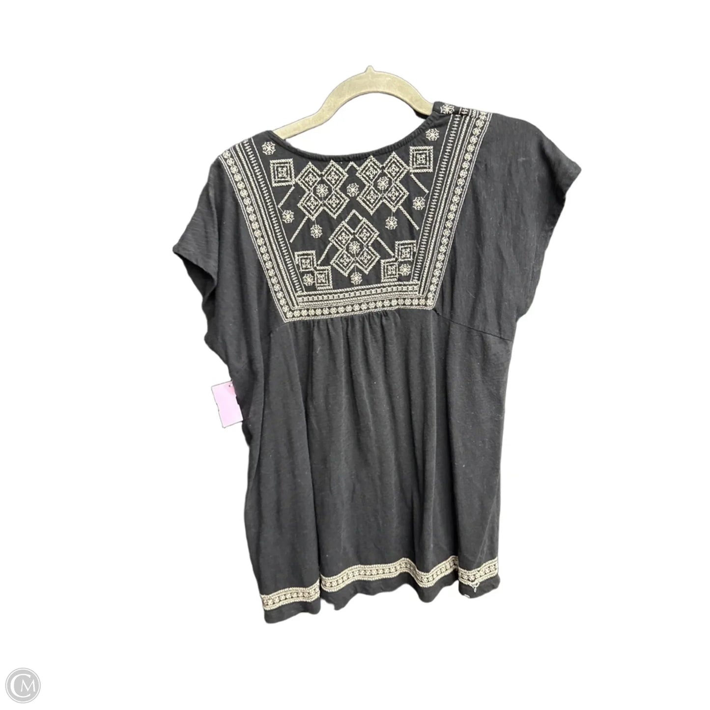 Top Sleeveless By Sonoma In Black, Size: L