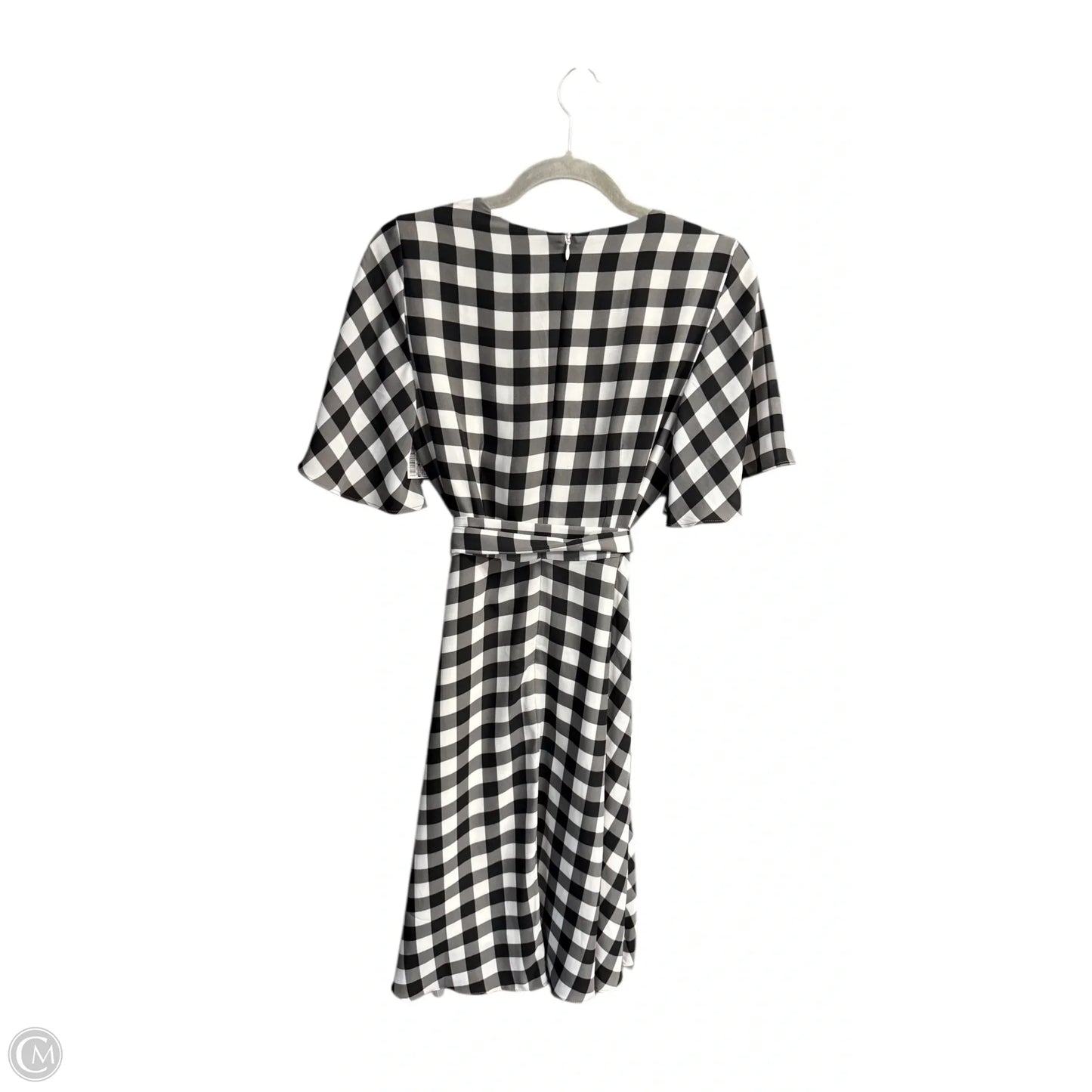 Dress Casual Midi By Banana Republic In Black & White, Size: 2