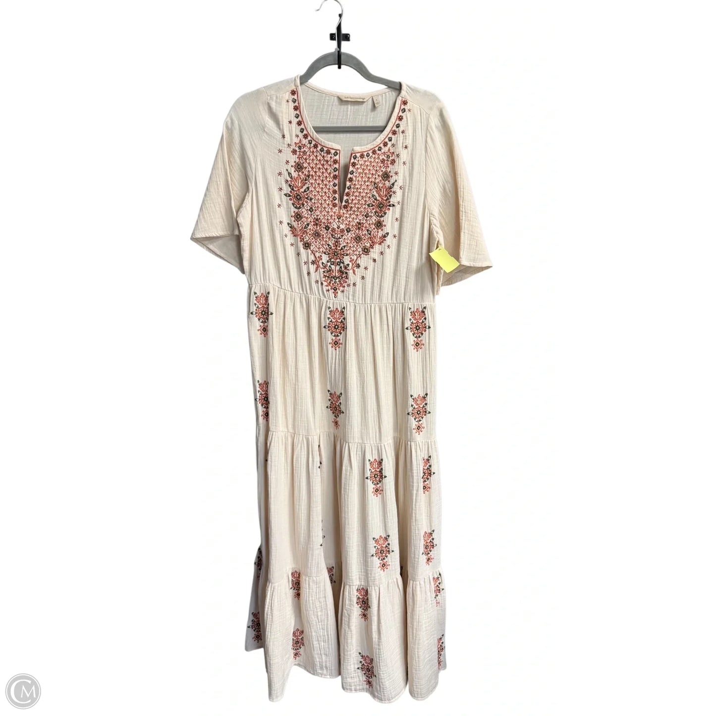Dress Casual Maxi By Soft Surroundings In Beige, Size: S