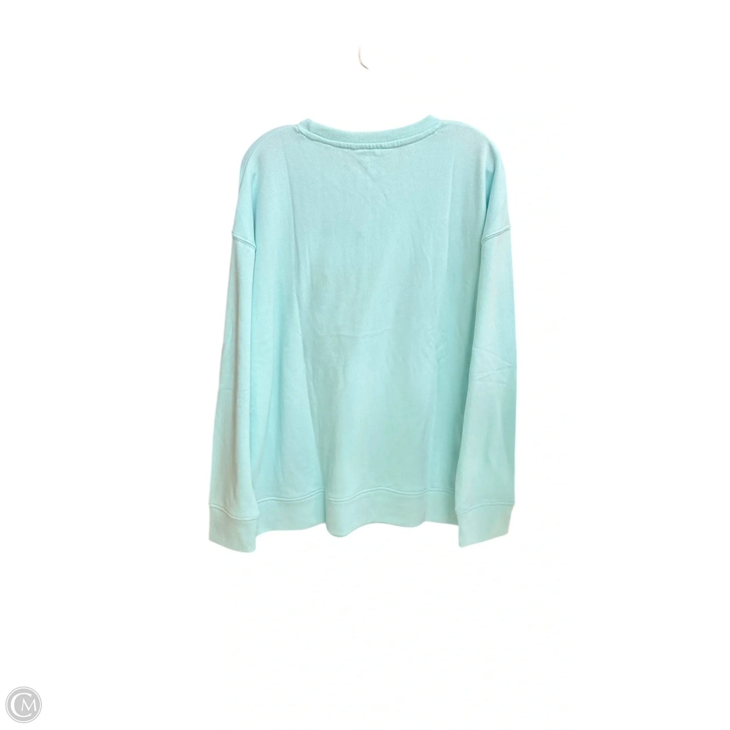 Sweatshirt Crewneck By Shiraleah In Teal, Size: Xl