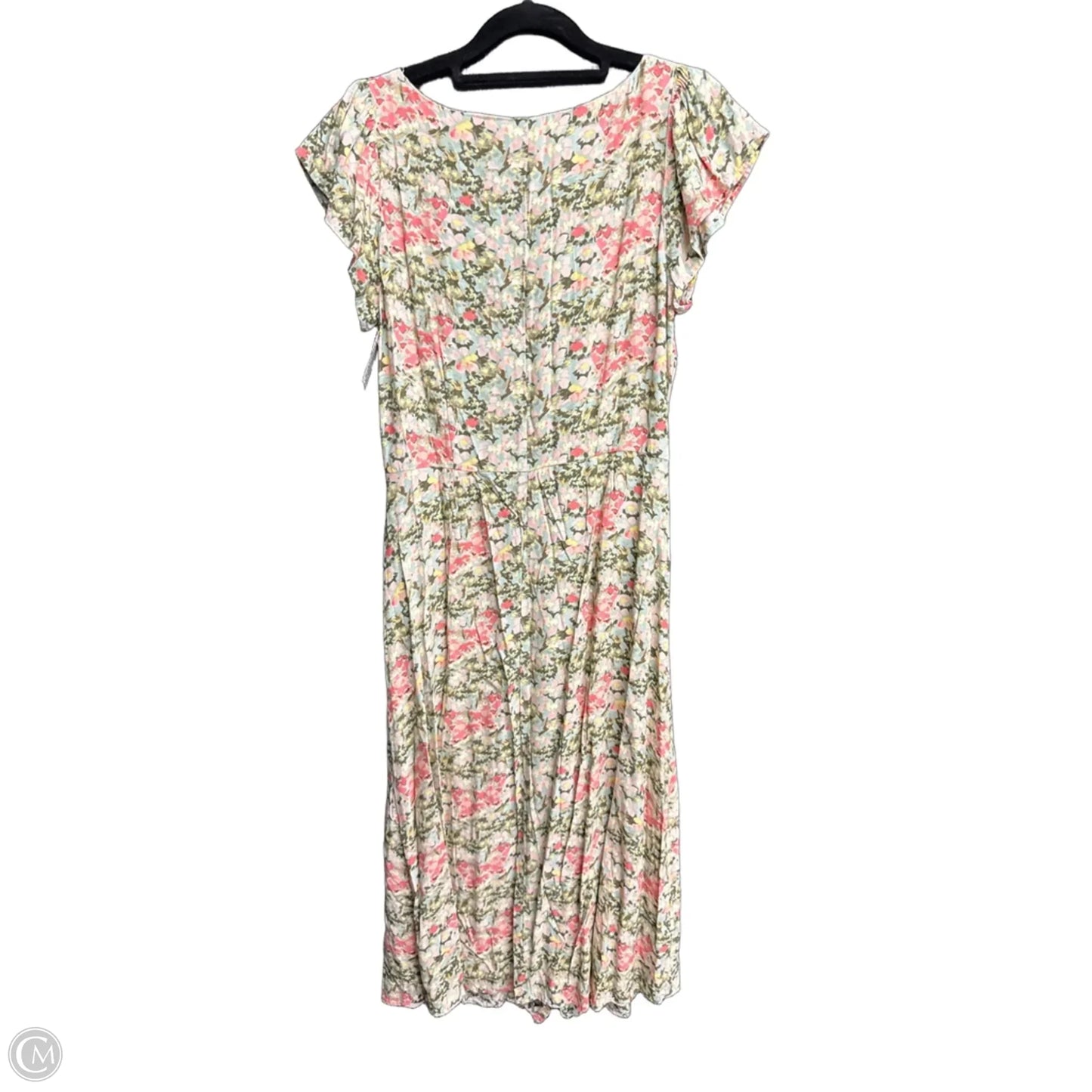 Dress Casual Midi By Loft In Floral Print, Size: S