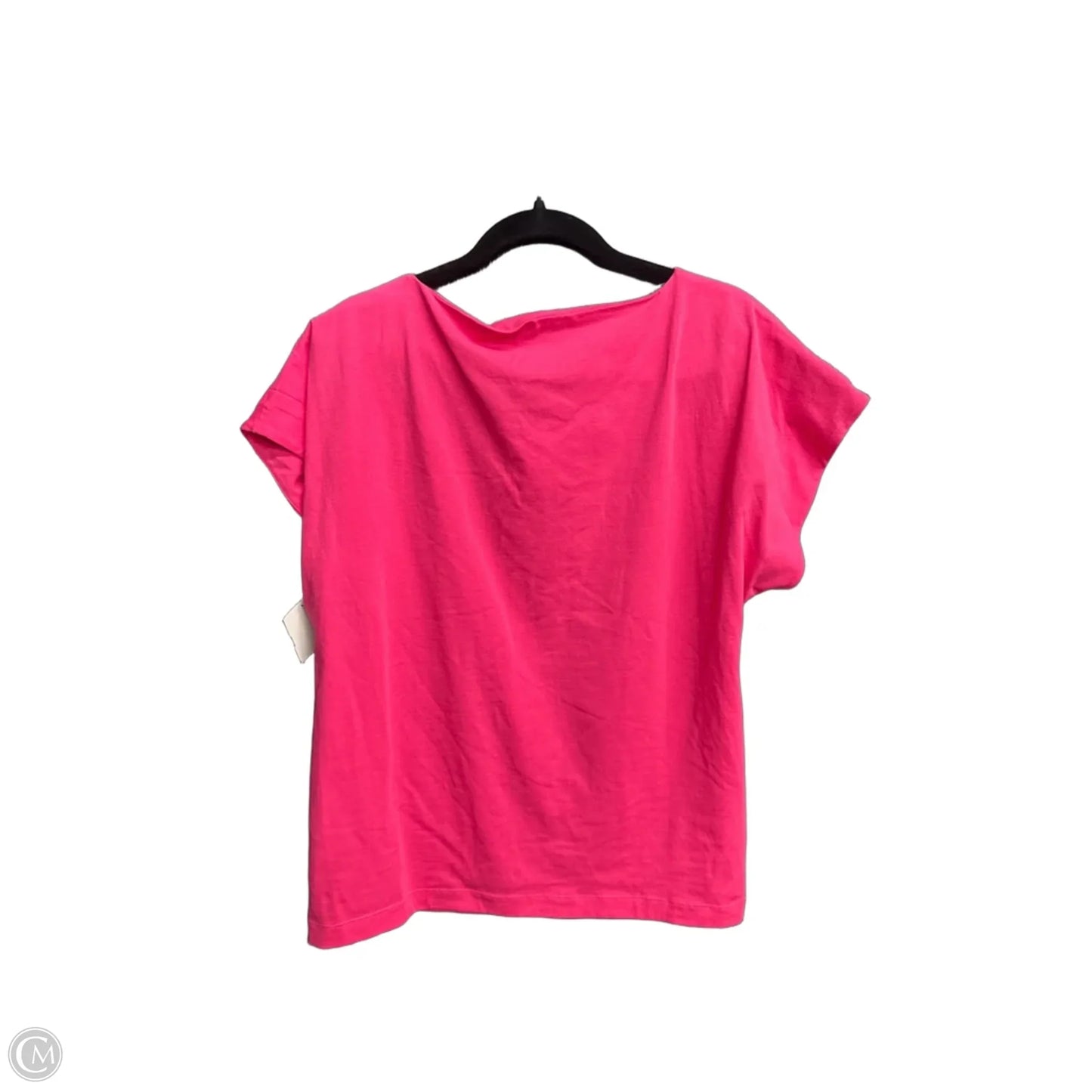 Top Short Sleeve Basic By Chicos In Pink, Size: L