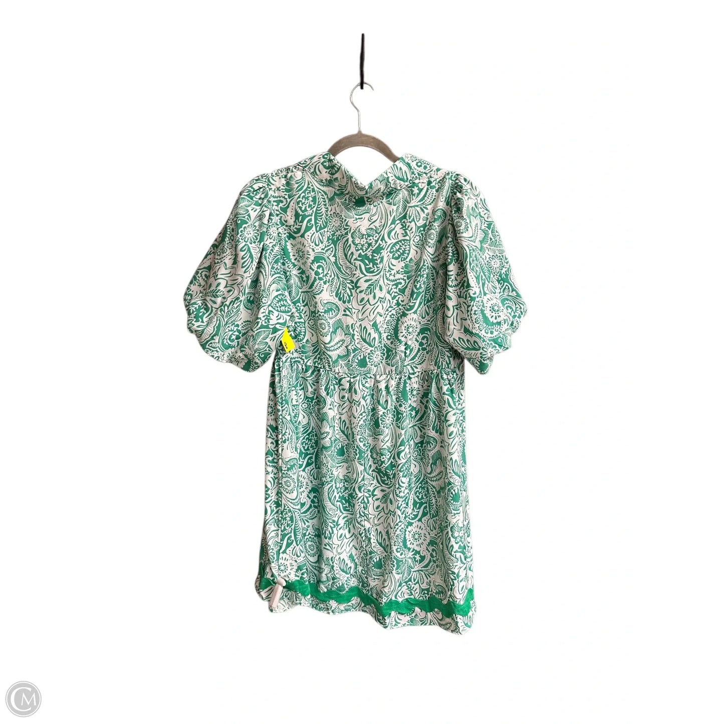 Dress Casual Short By Umgee In Green & White, Size: S