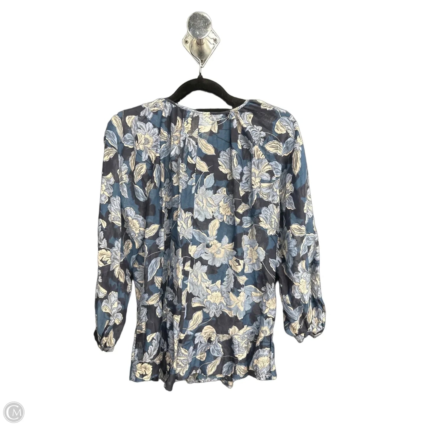 Top Short Sleeve By Johnny Was In Floral Print, Size: Xs