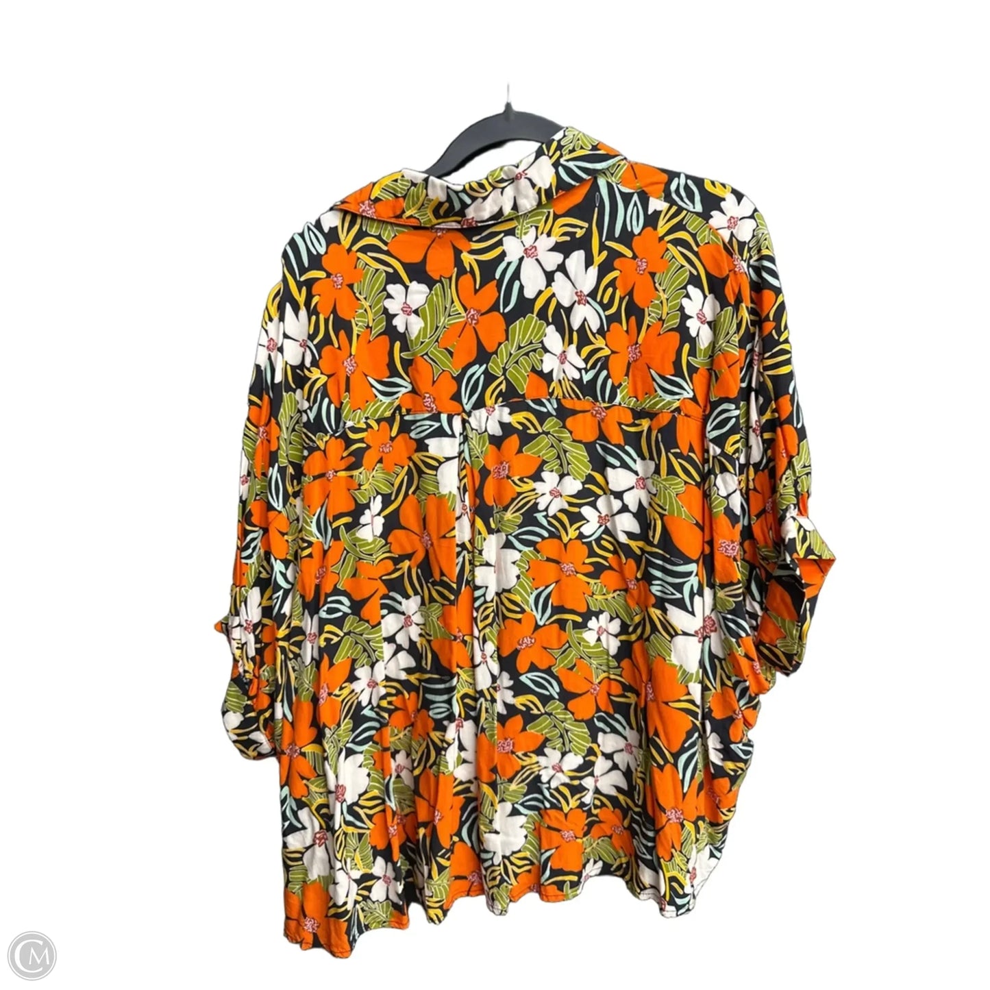 Top Short Sleeve By Entro In Floral Print, Size: S