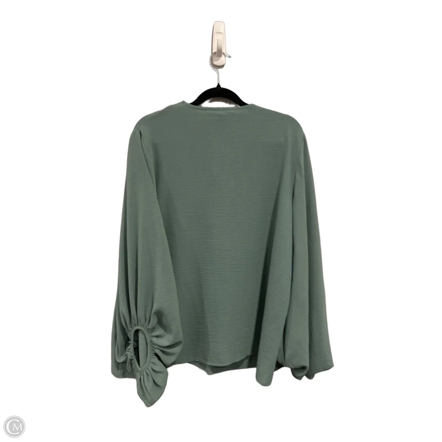 Top Long Sleeve By Entro In Green, Size: S