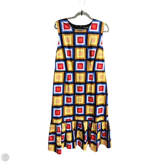 Dress Designer By Kate Spade In Geometric Pattern, Size: Xl