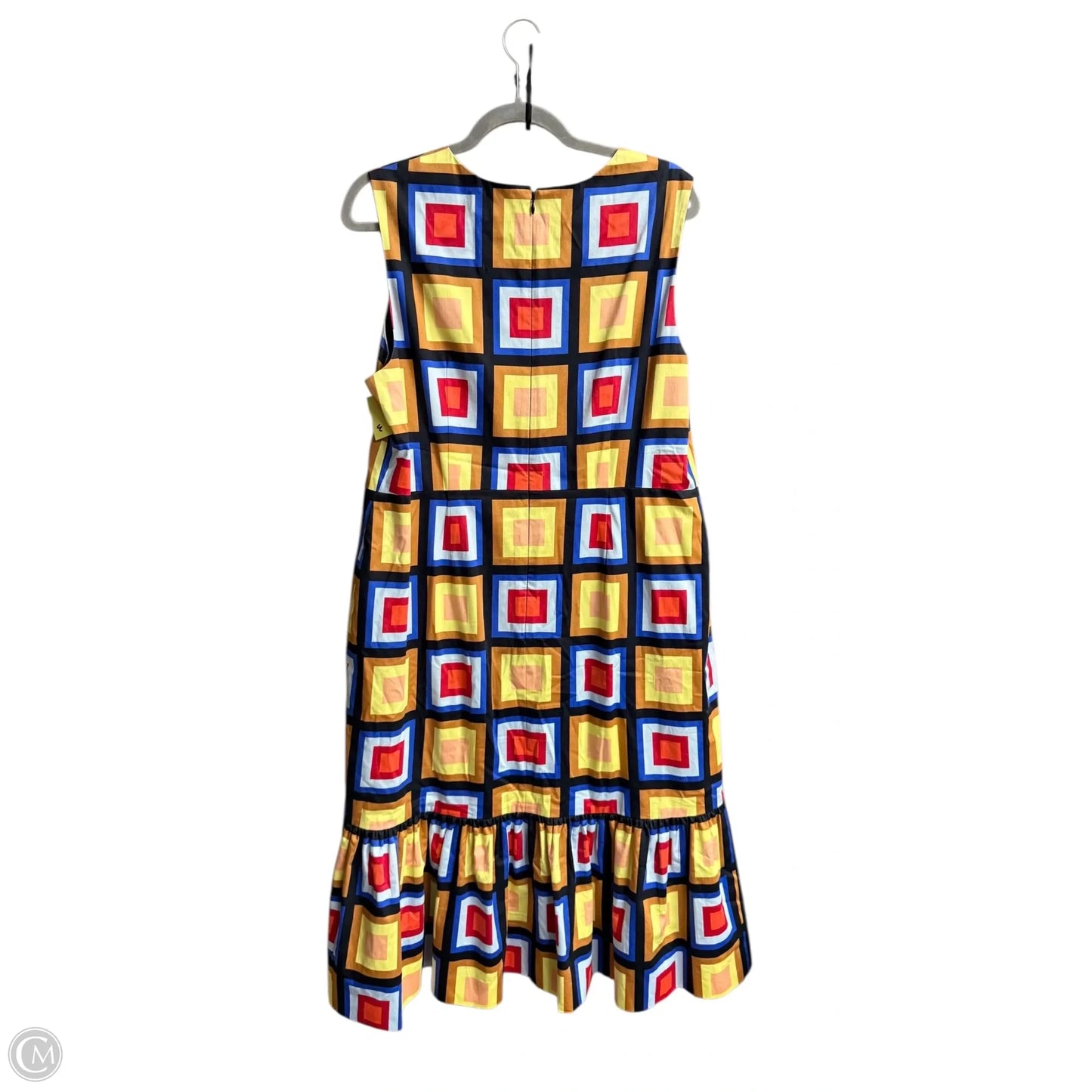 Dress Designer By Kate Spade In Geometric Pattern, Size: Xl