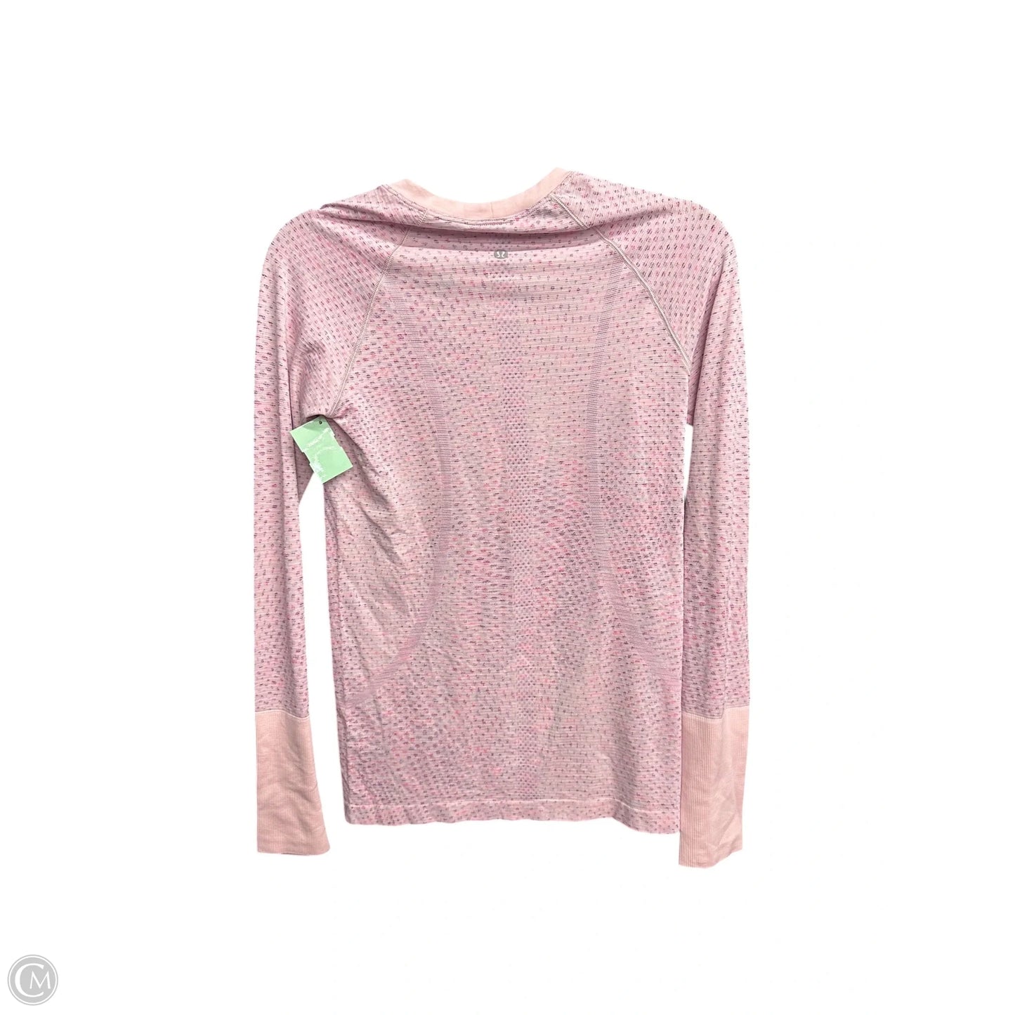 Athletic Top Long Sleeve Crewneck By Lululemon In Pink, Size: 6