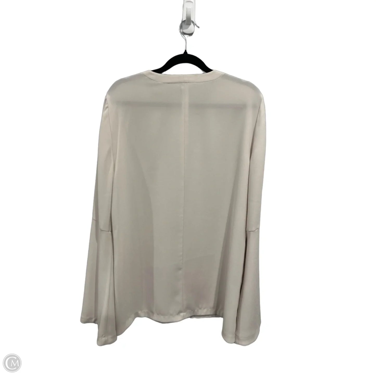 Top Long Sleeve By Bcbg In White, Size: M