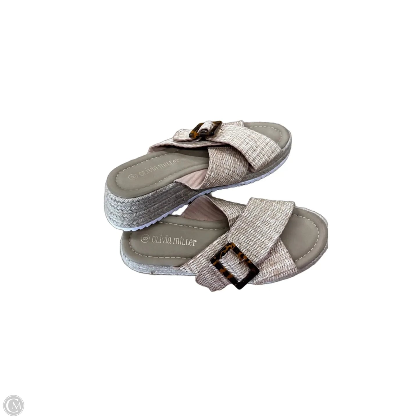 Shoes Heels Platform By Olivia Miller In Tan, Size: 8