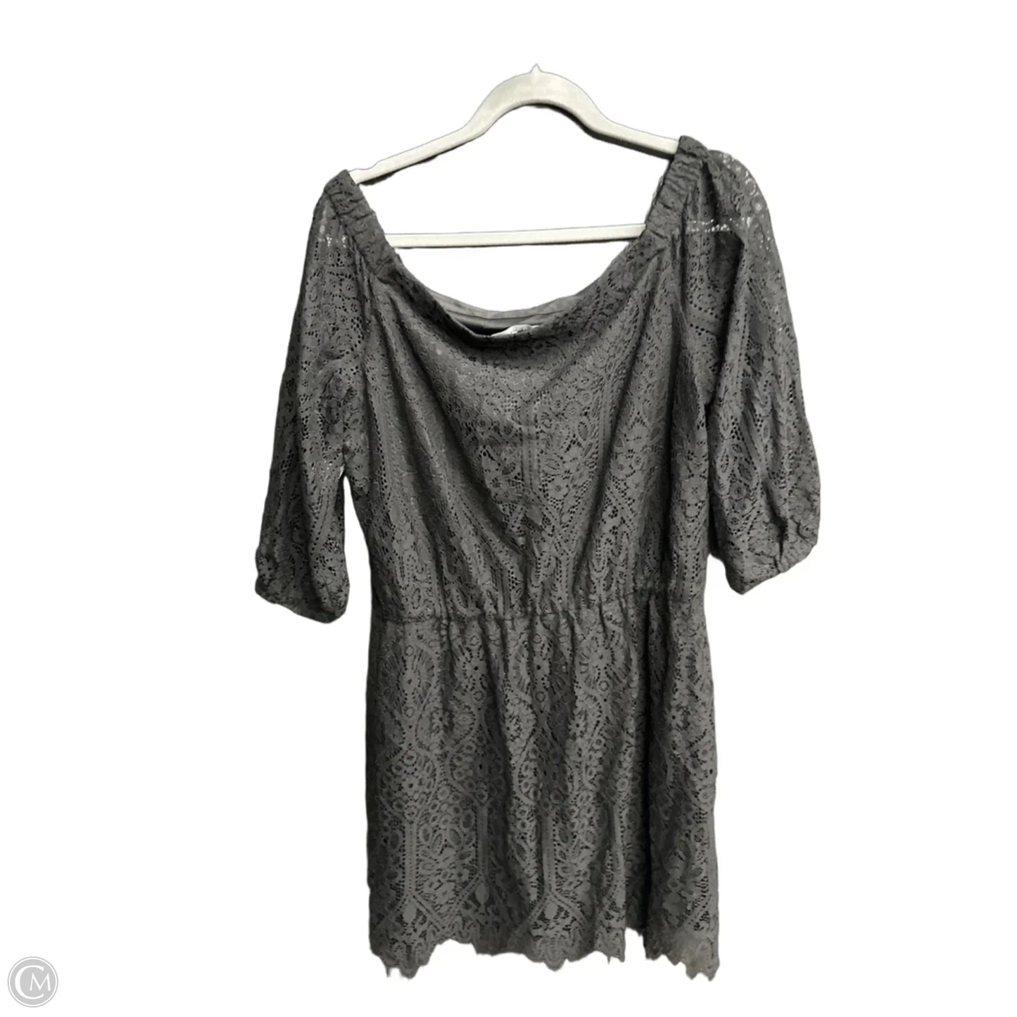 Dress Casual Midi By White House Black Market In Black, Size: L